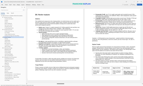 sears air duct cleaning franchise business plan 3