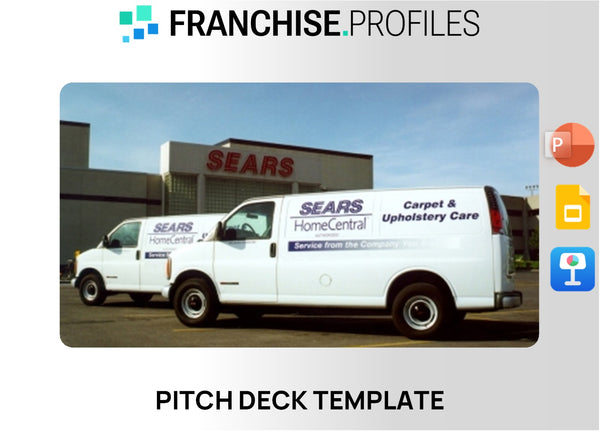 Sears Carpet and Upholstery Care Franchise Pitch Deck Template