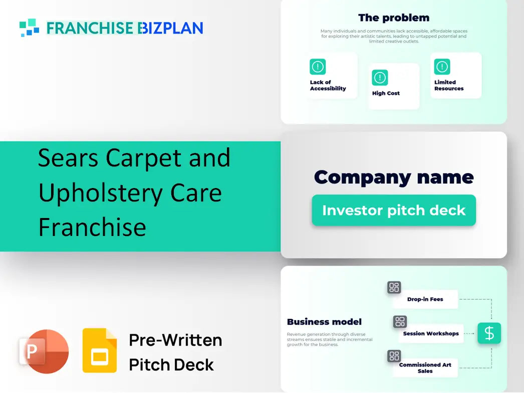 Sears Carpet and Upholstery Care Franchise Investment Pitch Deck 2026