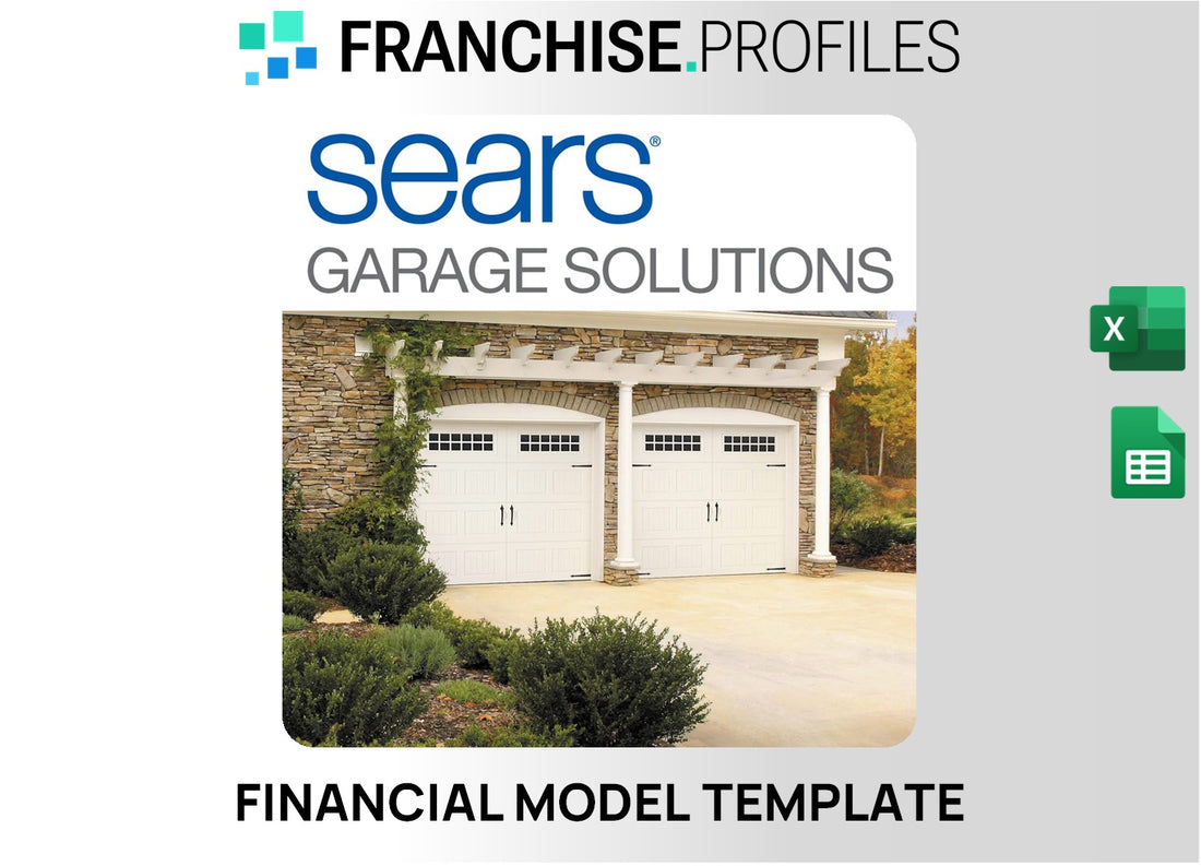 Sears Garage Door Franchise Financial Model Template