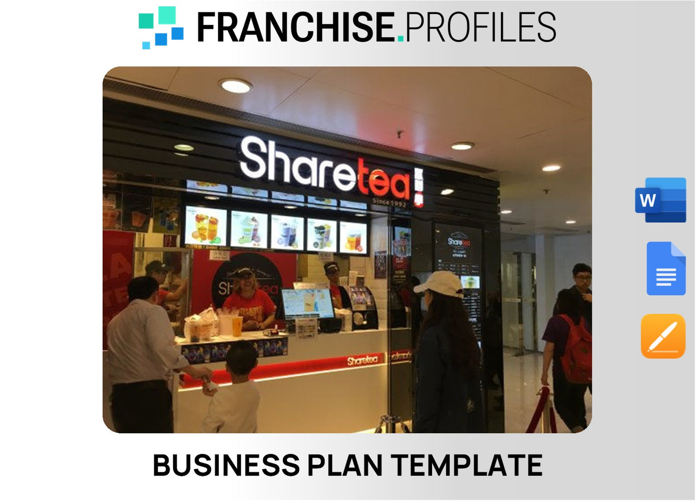 Sharetea Franchise Business Plan Template
