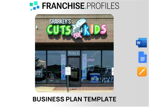 Sharkey's Cuts for Kids Franchise Business Plan Template