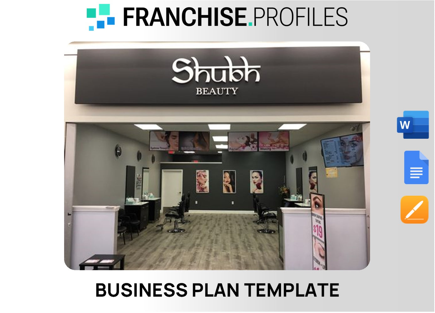 Shubh Beauty Salon Franchise Business Plan Template