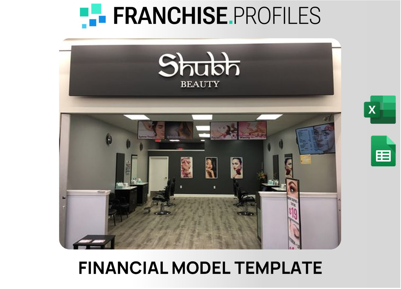 Shubh Beauty Salon Franchise Financial Model Template