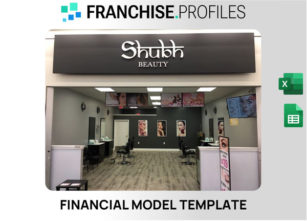 Shubh Beauty Salon Franchise Financial Model Template