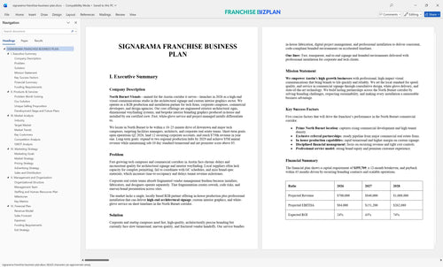 signarama franchise business plan 1