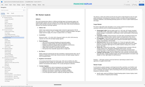 signs by tomorrow franchise business plan 3