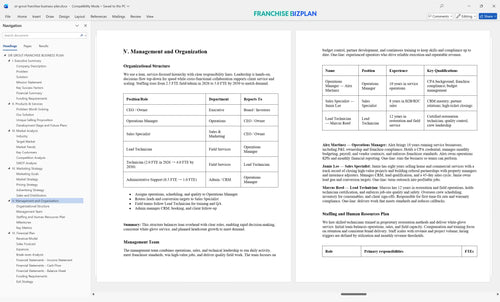 sir grout franchise business plan 5