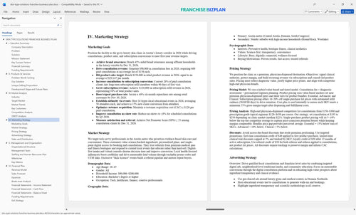 skin type solutions franchise business plan 4