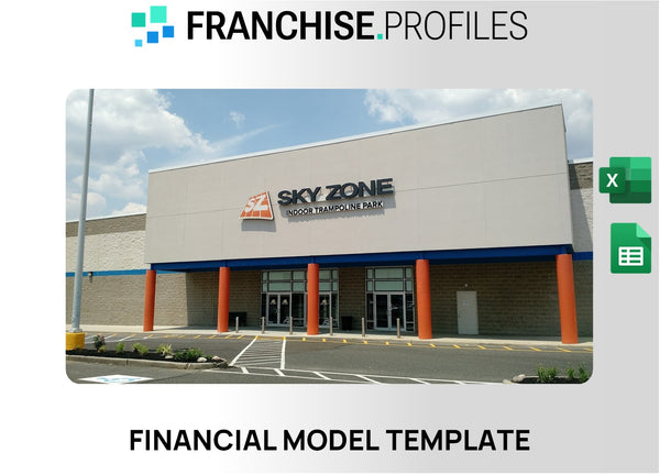 Sky Zone Indoor Trampoline Park Franchise Financial Model Template