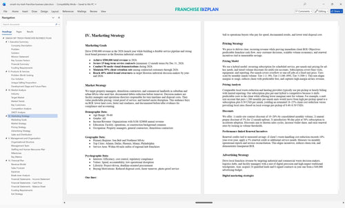 smash my trash franchise business plan 4