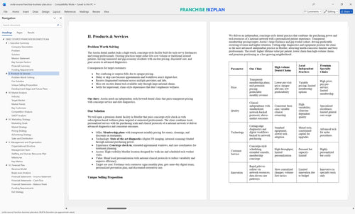 smile source franchise business plan 2