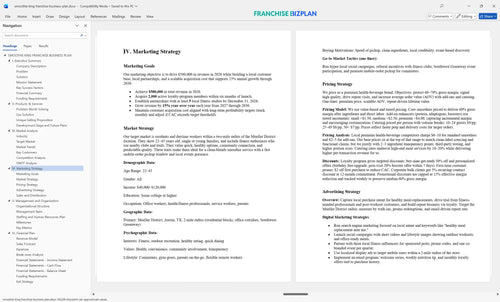 smoothie king franchise business plan 4
