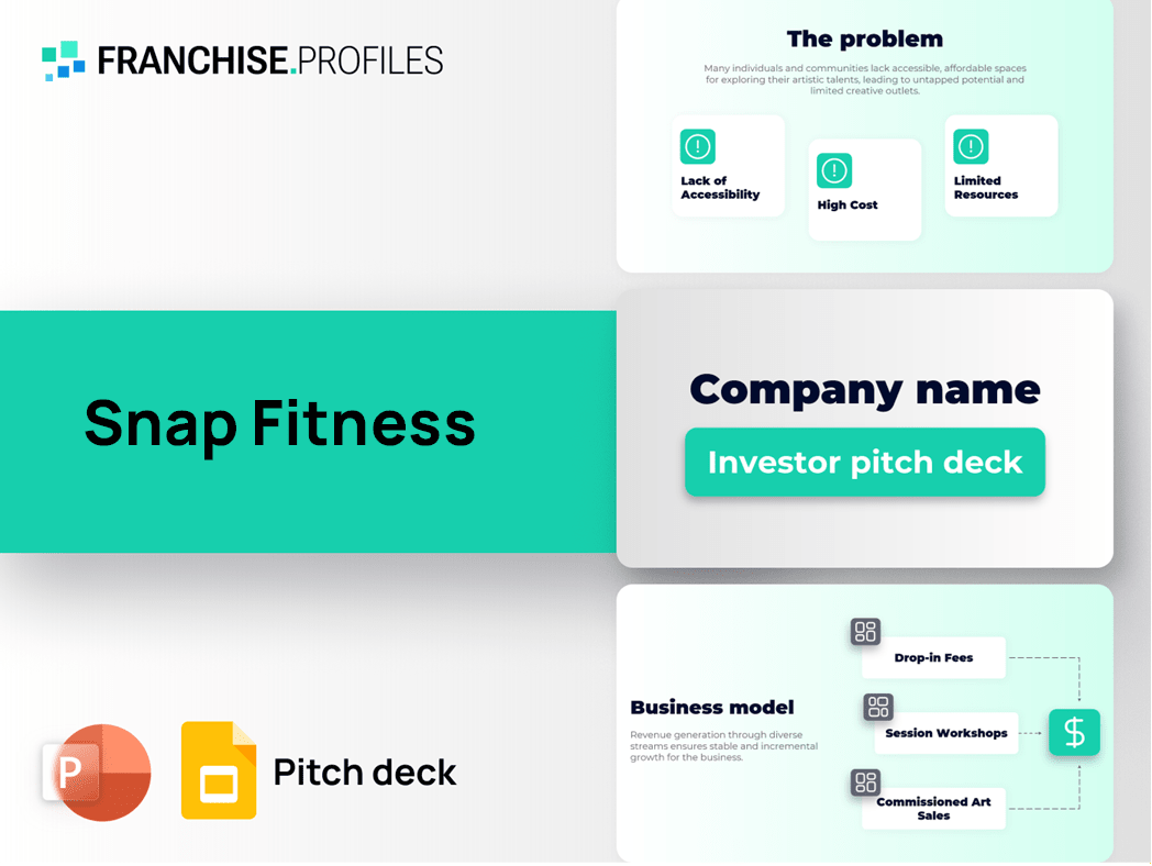 Snap Fitness Franchise Pitch Deck Template