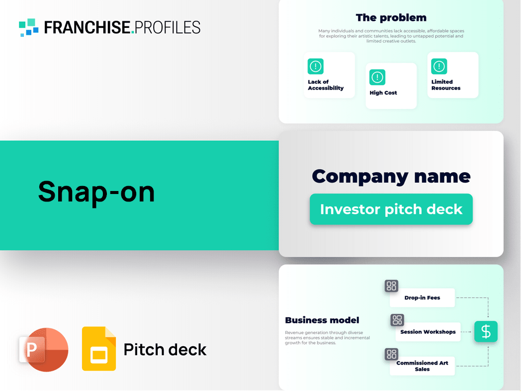 Snap-on Franchise Pitch Deck Template