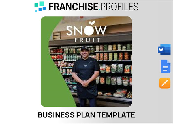 SNOWFRUIT Franchise Business Plan Template