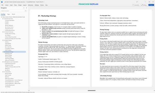 sola salon studios franchise business plan 4