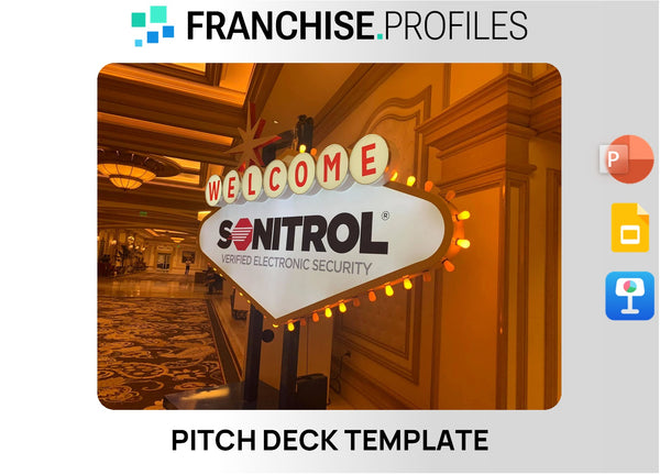 Sonitrol Franchise Pitch Deck Template