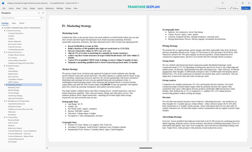 sothebys international realty franchise business plan 4