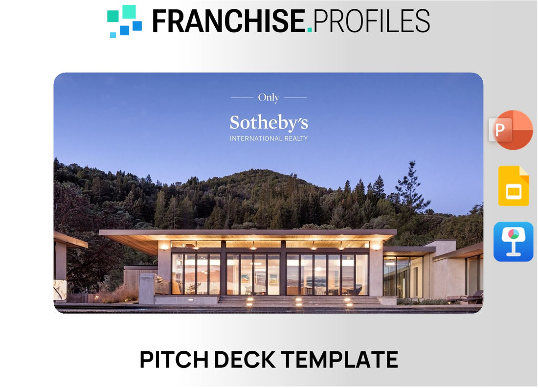 Sotheby's International Realty Franchise Pitch Deck Template