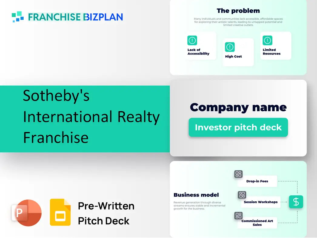 Sotheby's International Realty Franchise Investment Pitch Deck 2026