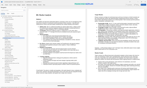 southwest greens franchise business plan 3