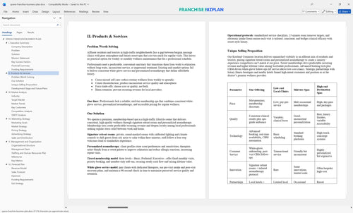 spavia franchise business plan 2