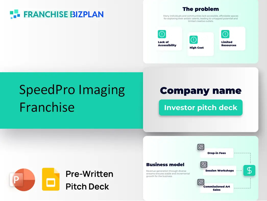 SpeedPro Imaging Franchise Investment Pitch Deck 2026