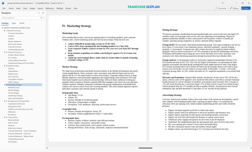 spenga franchise business plan 4