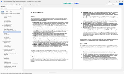 sperry commercial global affiliates franchise business plan 3