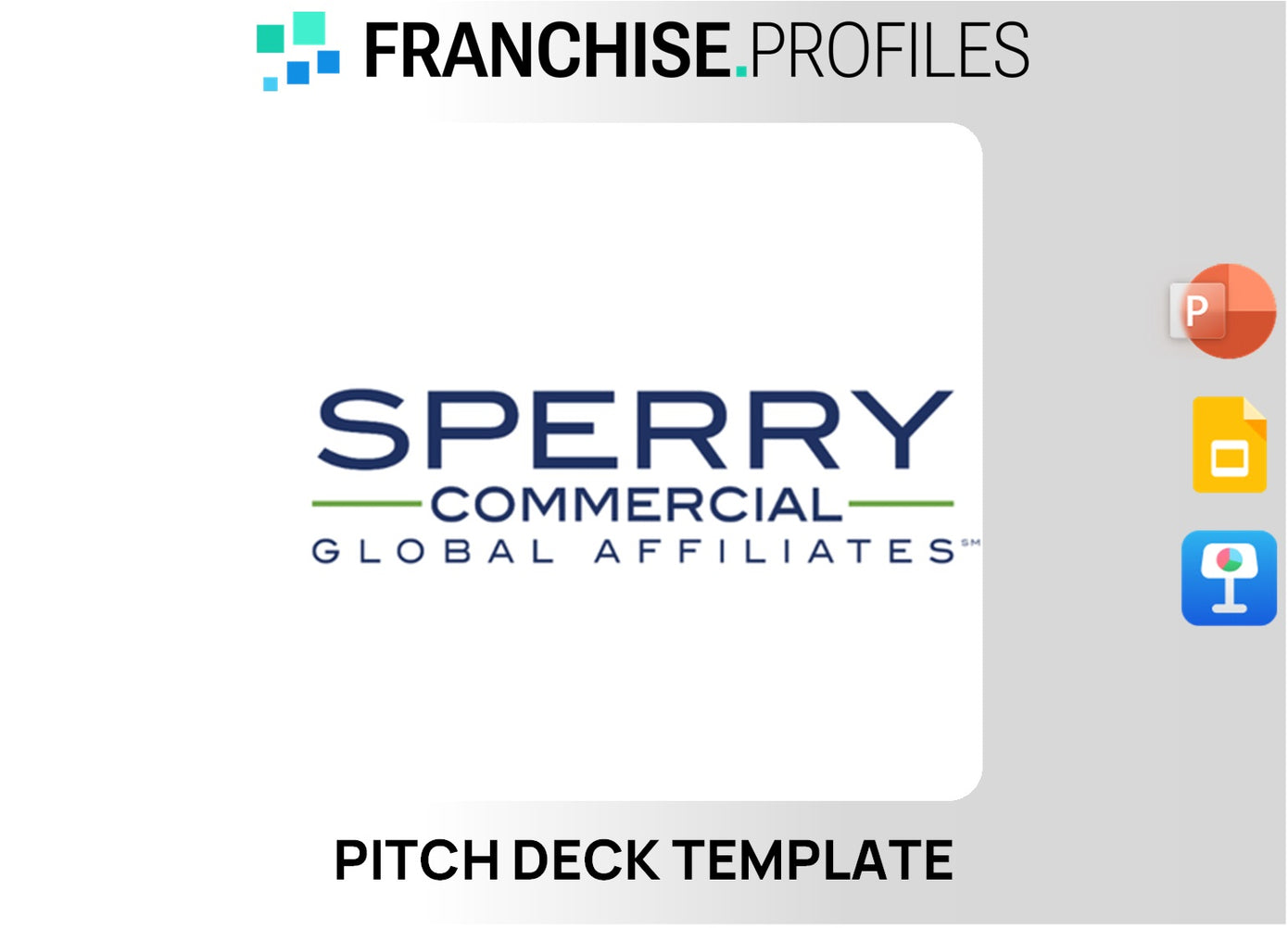 Sperry Commercial Global Affiliates Franchise Pitch Deck Template