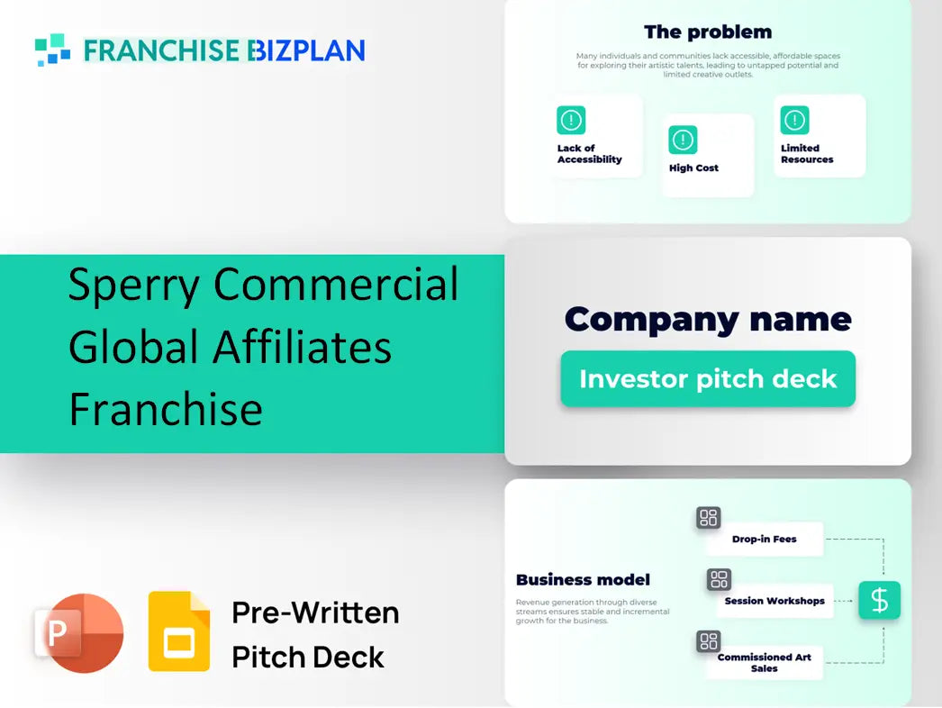 Sperry Commercial Global Affiliates Franchise Investment Pitch Deck 2026