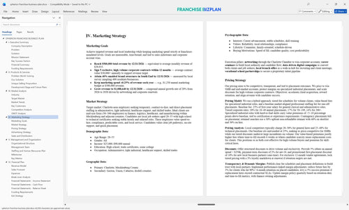 spherion franchise business plan 4