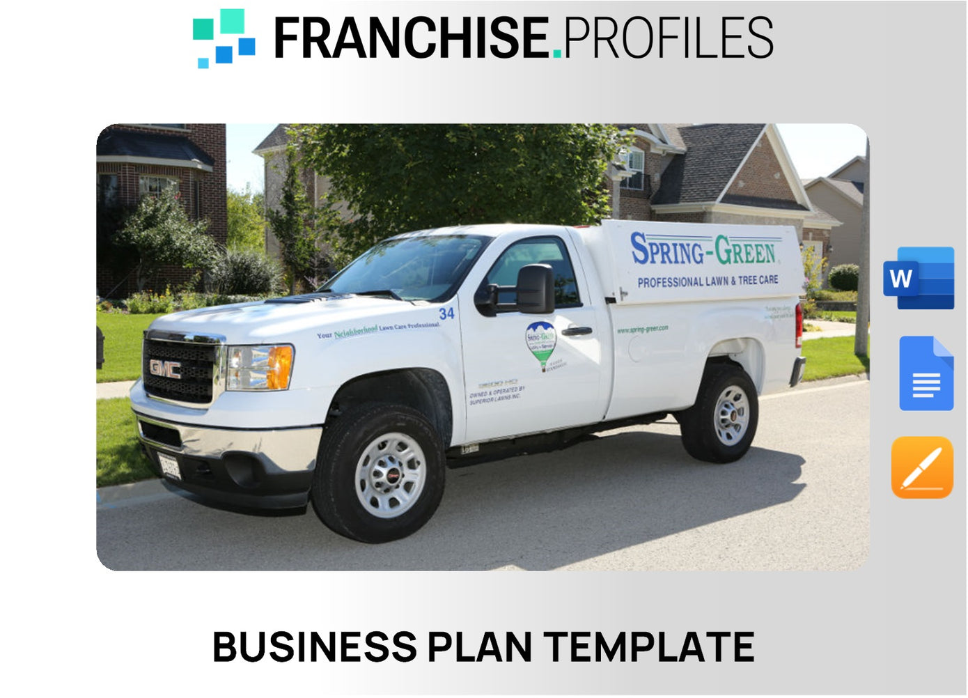 Spring-Green Franchise Business Plan Template