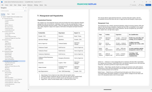 stanley steemer franchise business plan 5