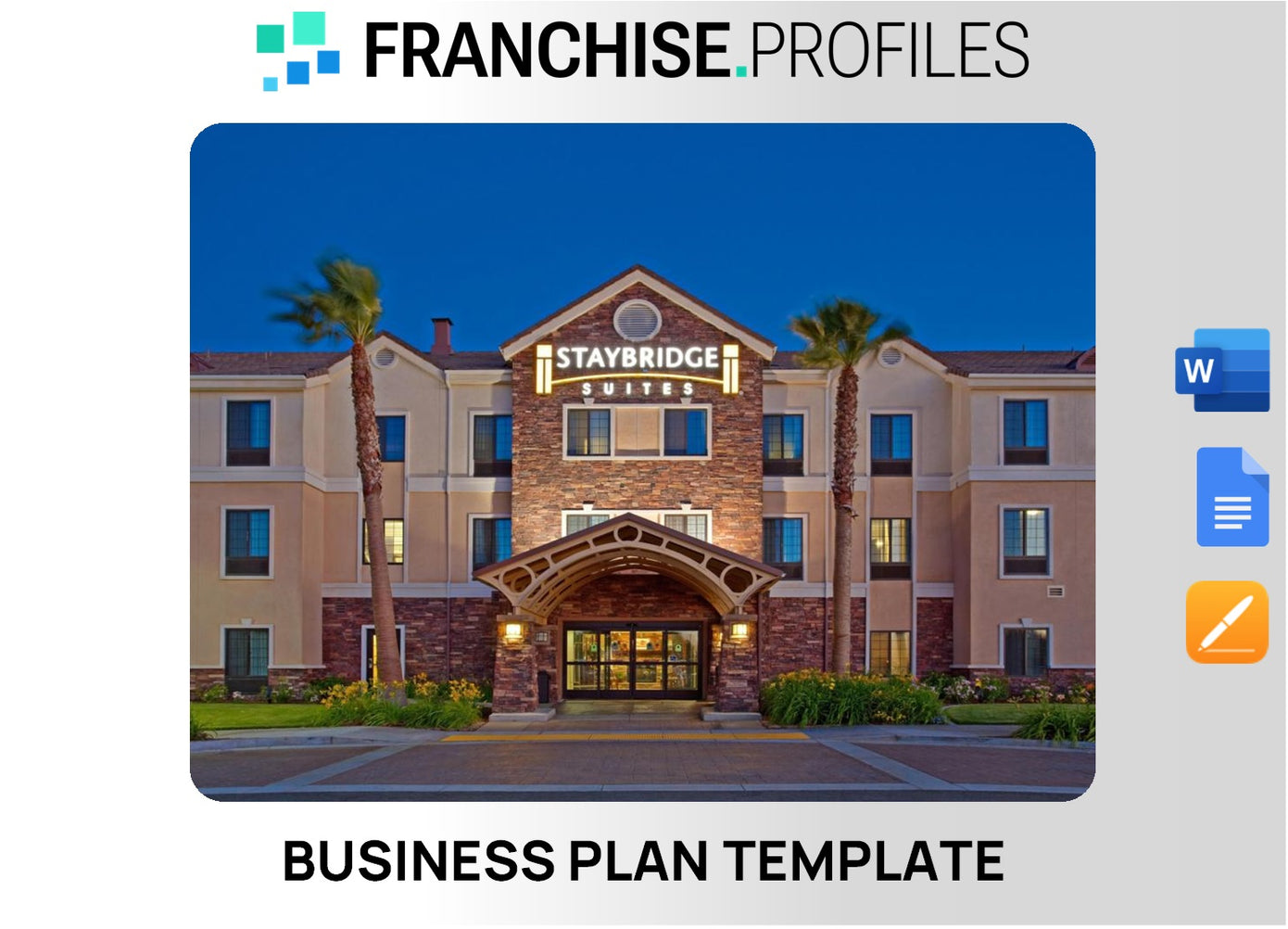 Staybridge Suites Franchise Business Plan Template