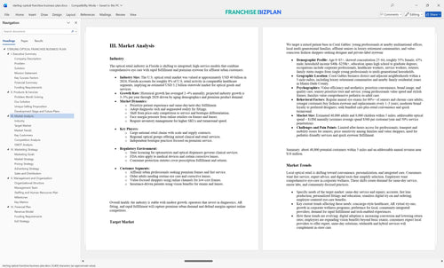sterling optical franchise business plan 3