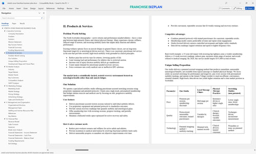 stretch zone franchise business plan 2