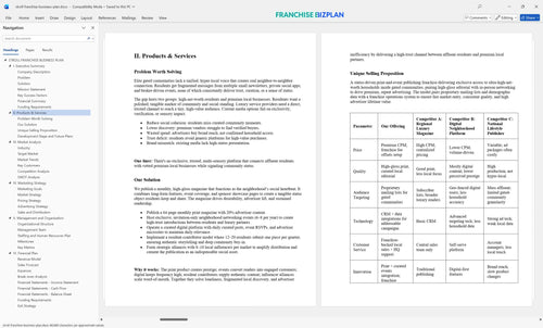 stroll franchise business plan 2