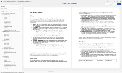studio 6 franchise business plan 3