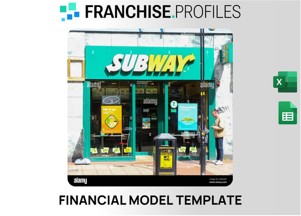 Subway Franchise Financial Model Template