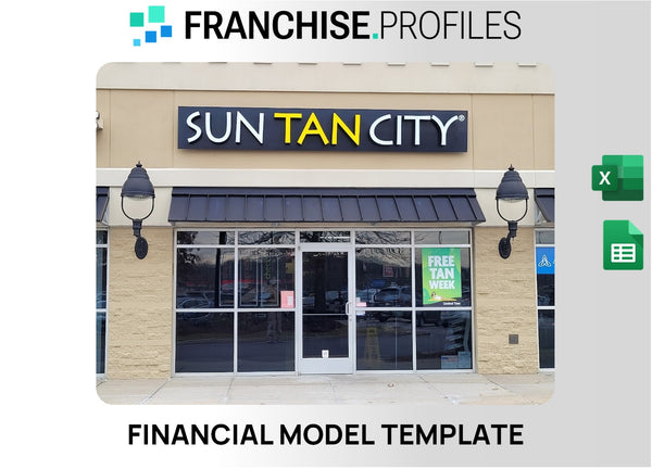 Sun Tan City Franchise Financial Model Template