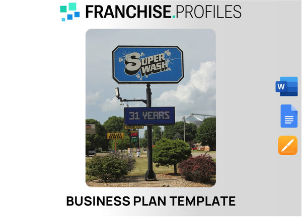 Super Wash Franchise Business Plan Template