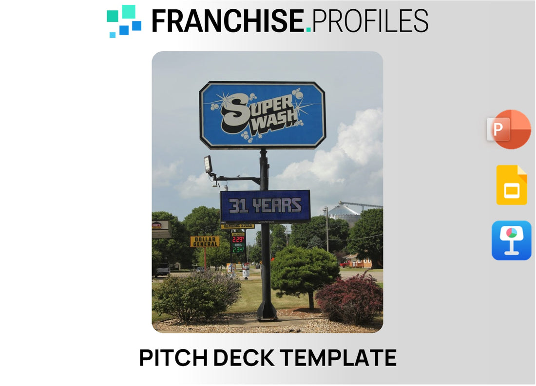 Super Wash Franchise Pitch Deck Template