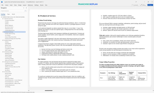 superior fence rail franchise business plan 2