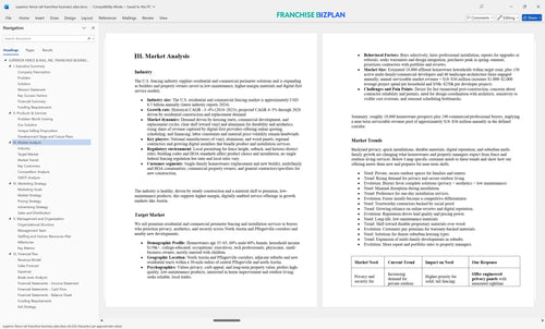superior fence rail franchise business plan 3