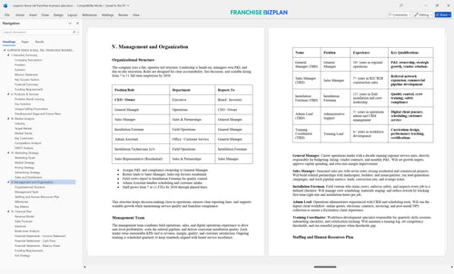 superior fence rail franchise business plan 5