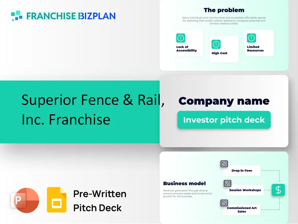 Superior Fence & Rail, Inc. Franchise Investment Pitch Deck 2026
