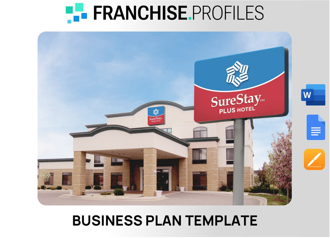 SureStay Hotel Franchise Business Plan Template