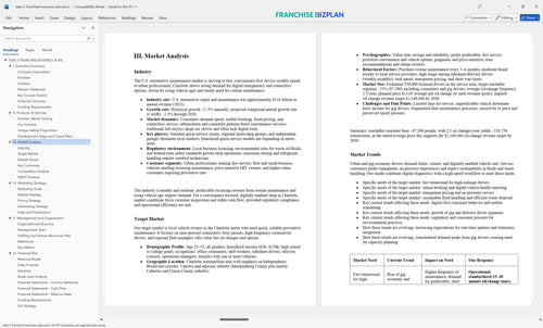 take 5 franchise business plan 3